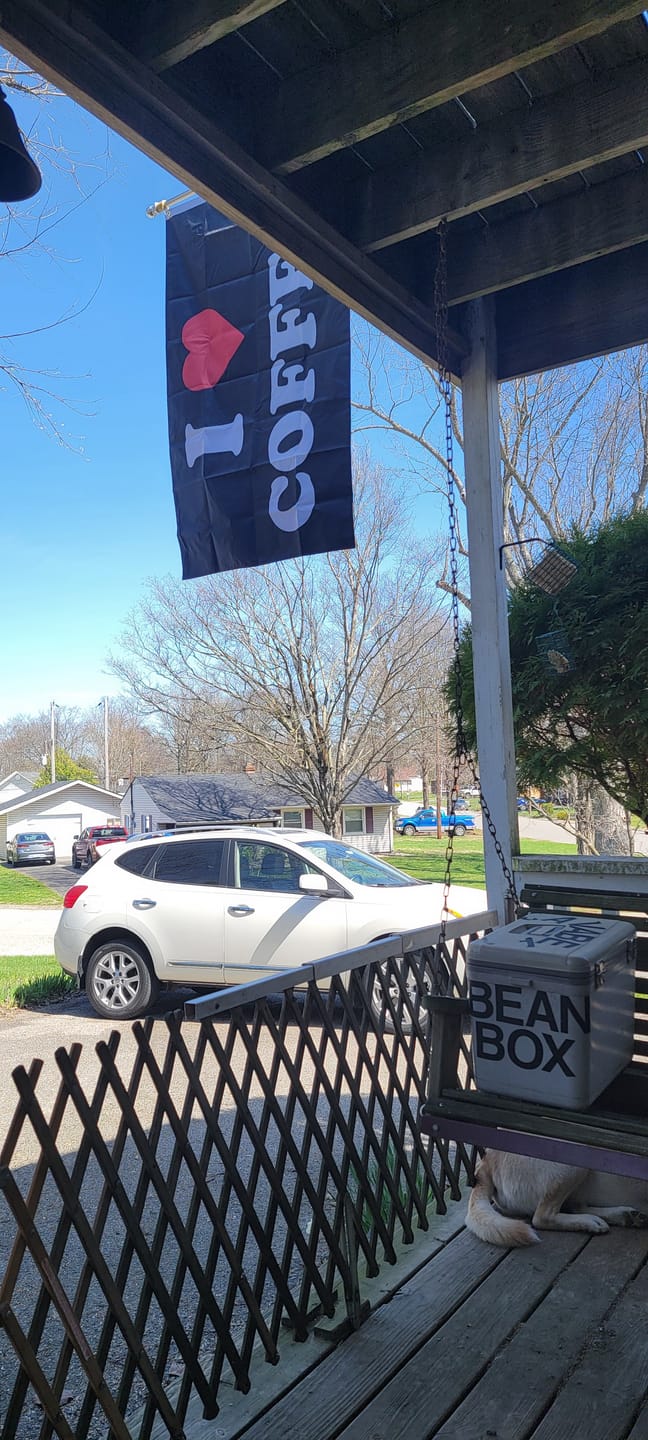 Customer photo review of I Love Coffee Flag