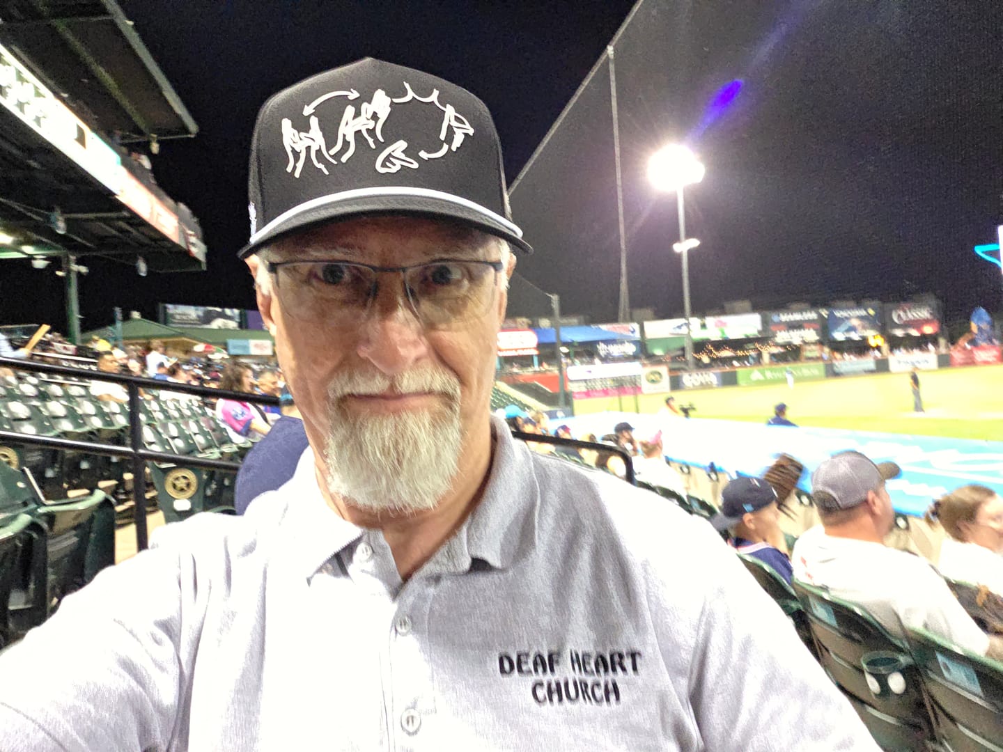 Customer photo review of JESUS IS KING ASL SNAPBACK HAT