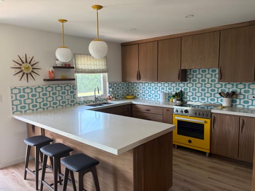 Ipanema Turquesa 8 Square Cement Tile