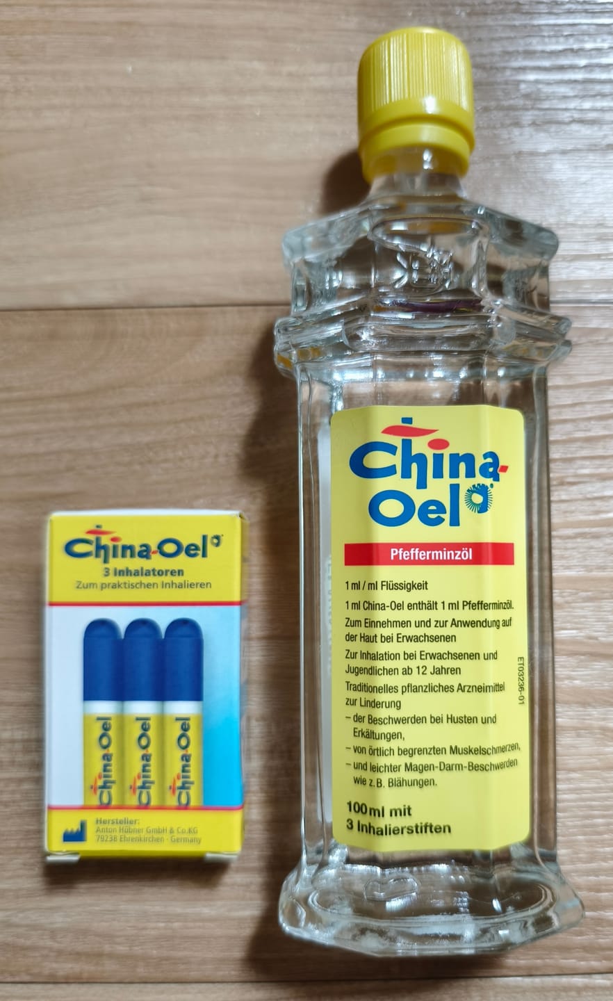 Customer photo review of 德國百靈油 China Oel (100ml | 25ml | 10ml)
