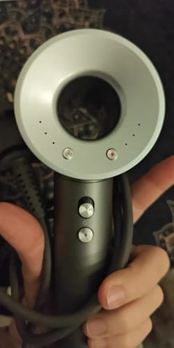 Customer photo review of Secador de pelo profesional con cabezales imantados