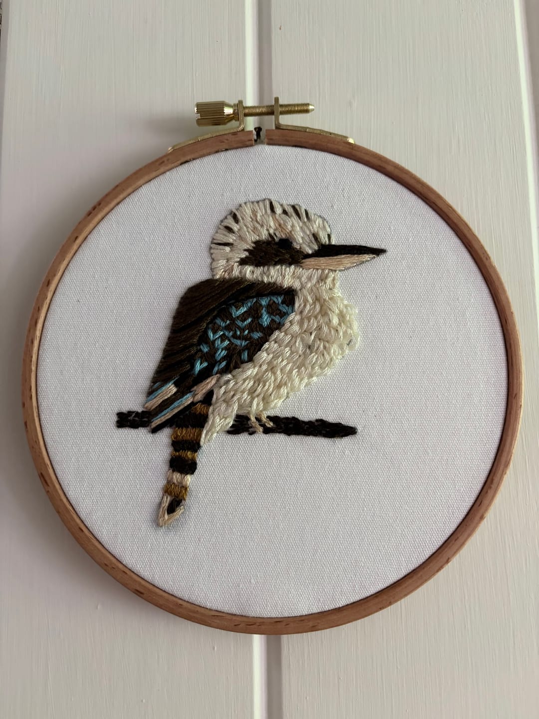 Customer photo review of Kookaburra Embroidery Kit