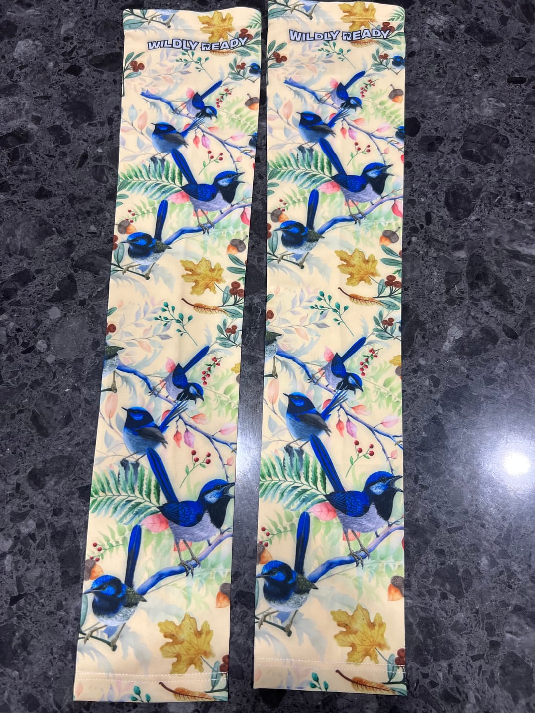 Customer photo review of Gardening Protection Sleeves - Blue Wren Cream