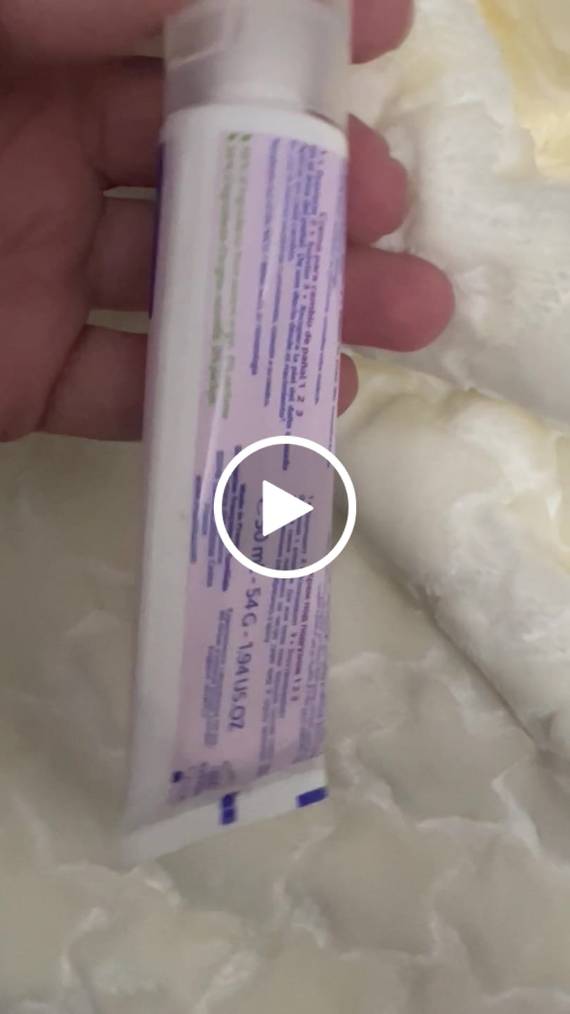 Customer video review of Mustela Baby Diaper Rash Cream, 50 Ml
