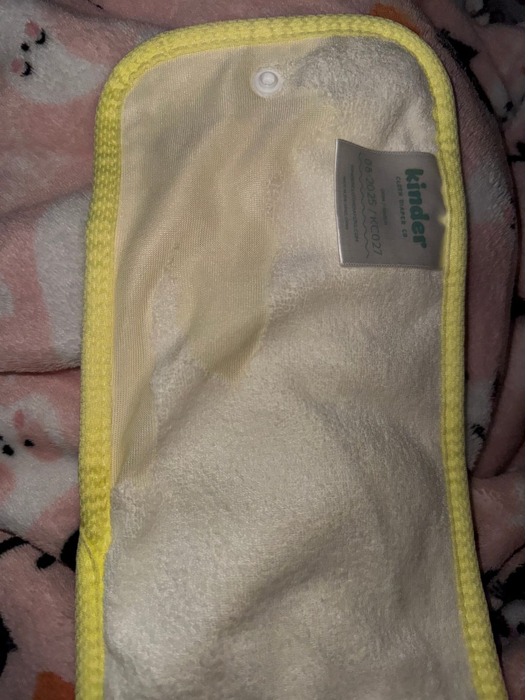 Customer photo review of 4-Layer Bamboo Viscose Cloth Diaper Insert