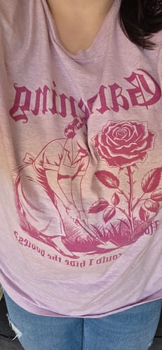 Customer photo review of Hide the Bodies T-Shirt
