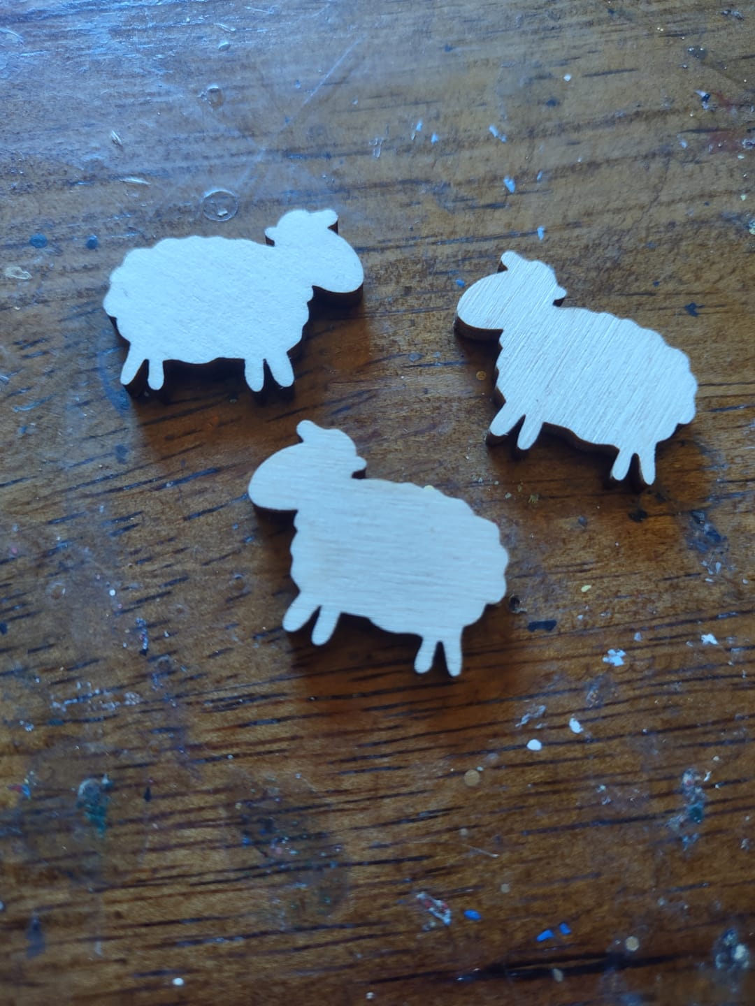 Customer photo review of Unfinished Wood Cute Sheep Shape - Craft - up to 46"