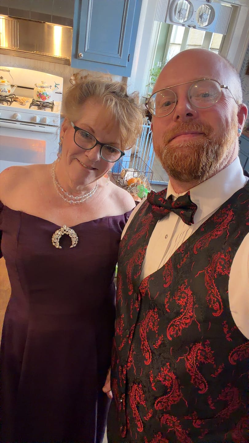 Customer photo review of Masquerade Ball/Carnival Murder Mystery Host Your Own Game Kit