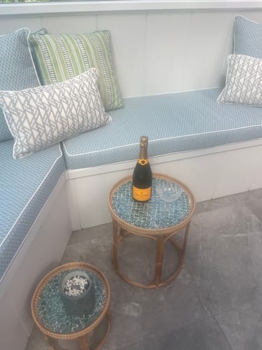 Customer photo review of Sirena Rattan Table Set