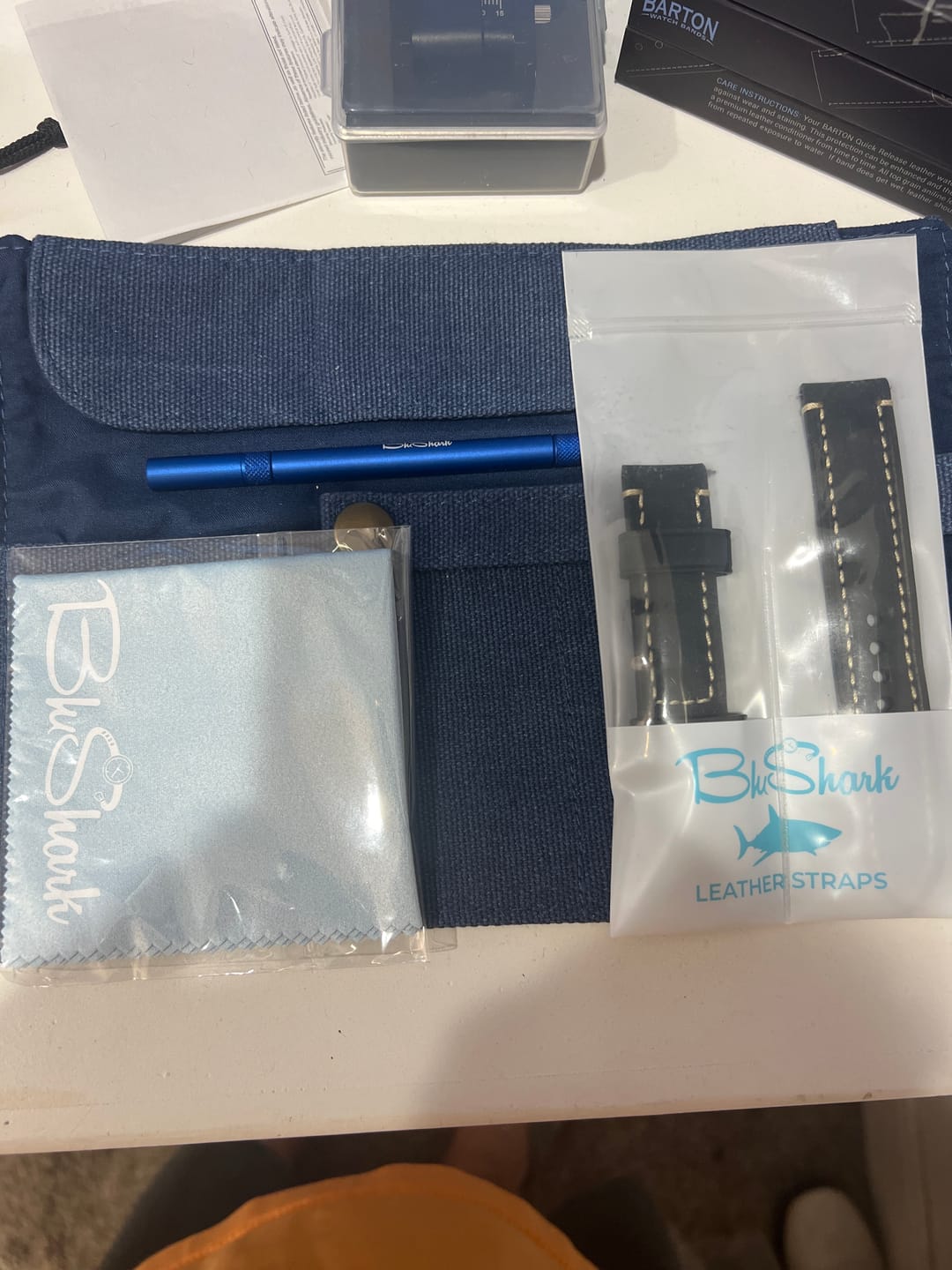 Customer photo review of Canvas Strap Roll