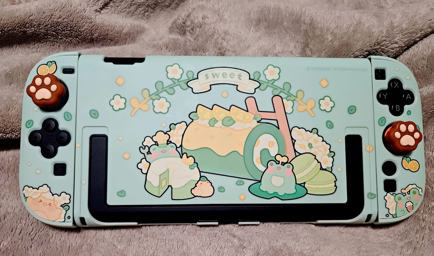 Customer photo review of GeekShare Matcha Froggy Protective Case for Switch 2