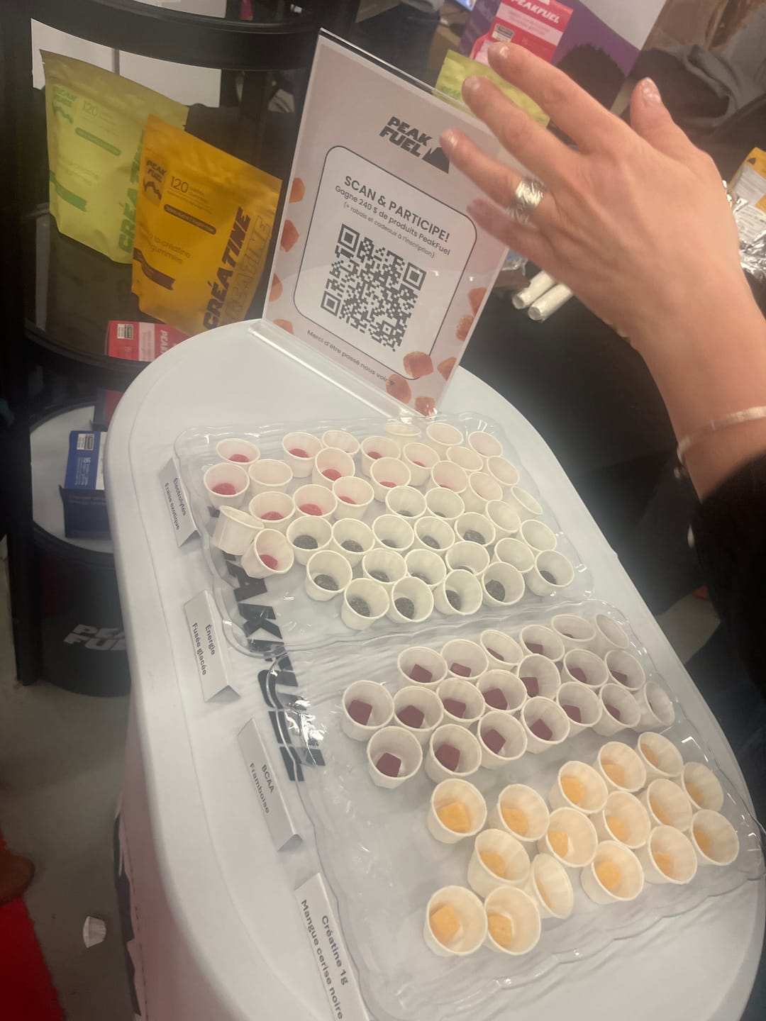 Customer photo review of Gummies à la Créatine - Mangue Cerise Noire