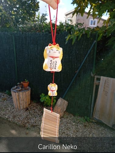 Customer photo review of Carillon Japonais Maneki Neko