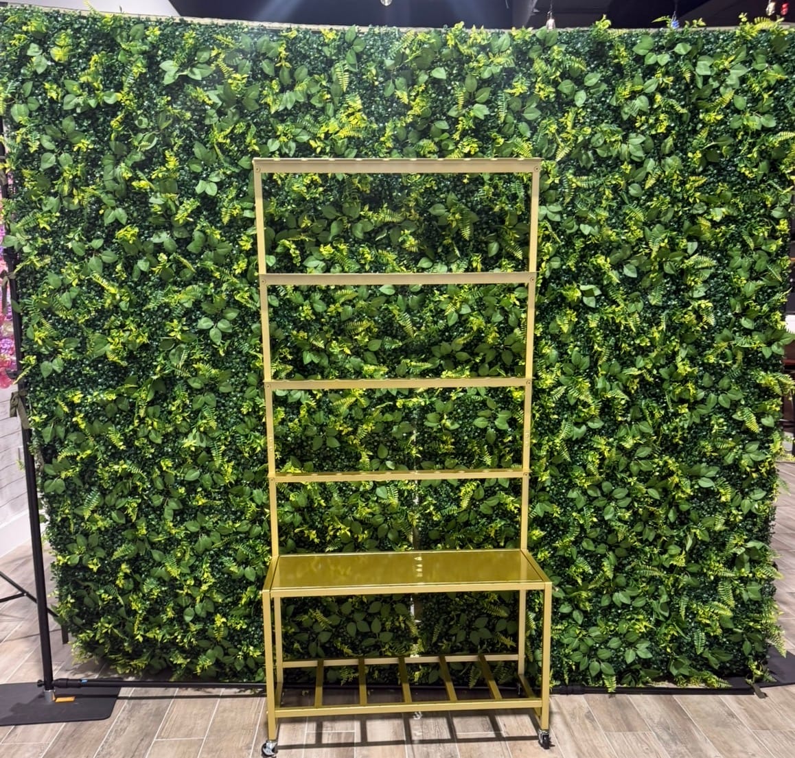 Customer photo review of 8*8ft Artificial Grass Wall Backdrop ALFWL151-Perfect for Weddings, Parties & Event Decor