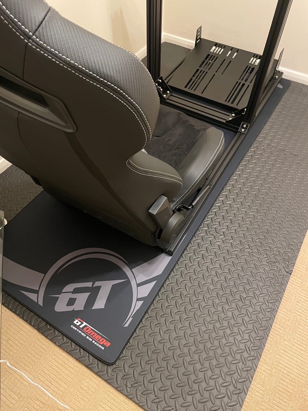 Customer photo review of Simulator Floor Mat