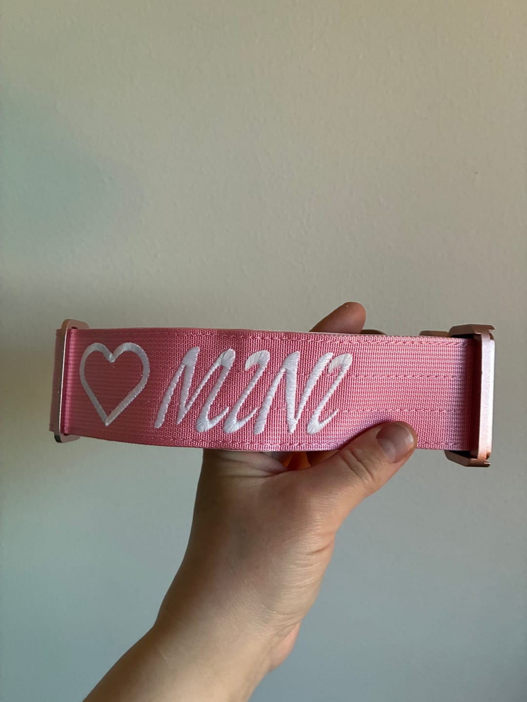 Customer photo review of 1.4m Lighter Swivel Combat Lead | Anti-Tangle & Secure Clip - Pink x Pink