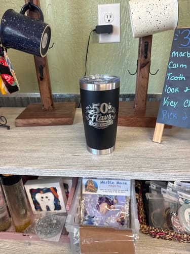 Customer photo review of (6 Pieces) Laser Engraved Tumbler | 20 oz