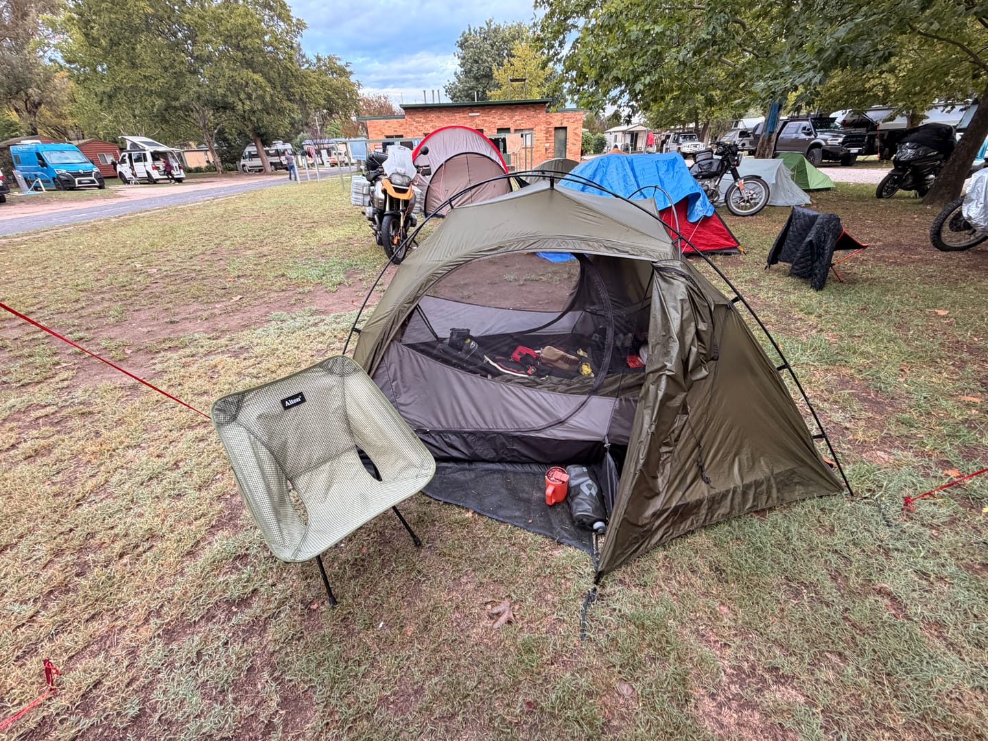 Customer photo review of Lightweight Camp Chair