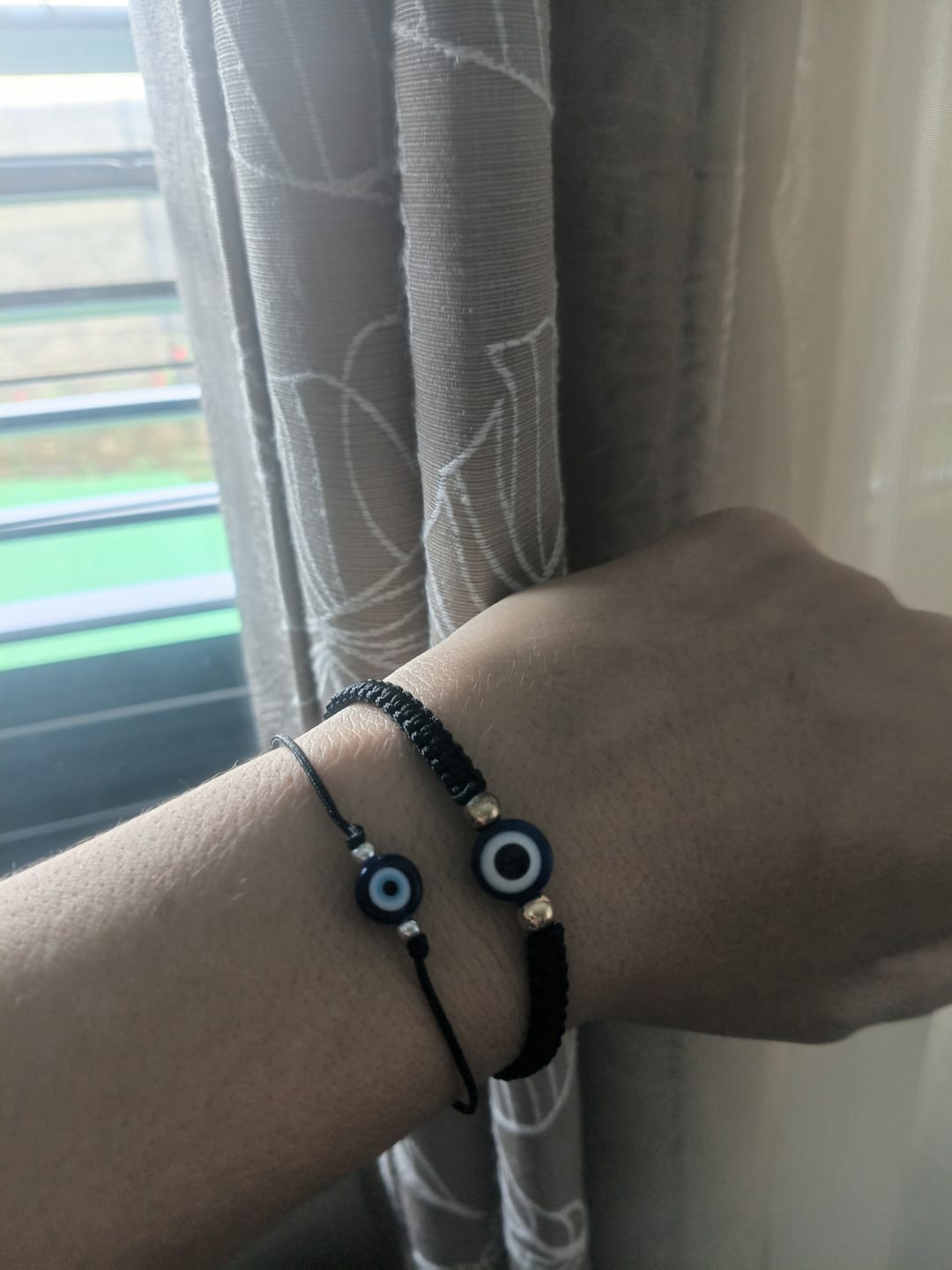 Customer photo review of Bracelet Oeil Bleu Porte-Bonheur