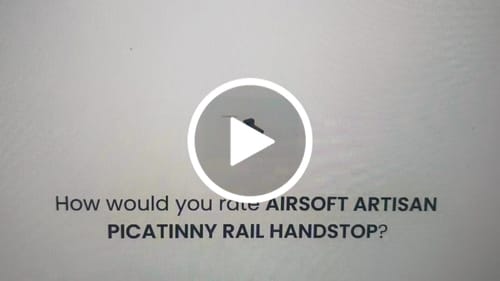 Customer video review of AIRSOFT ARTISAN PICATINNY RAIL HANDSTOP