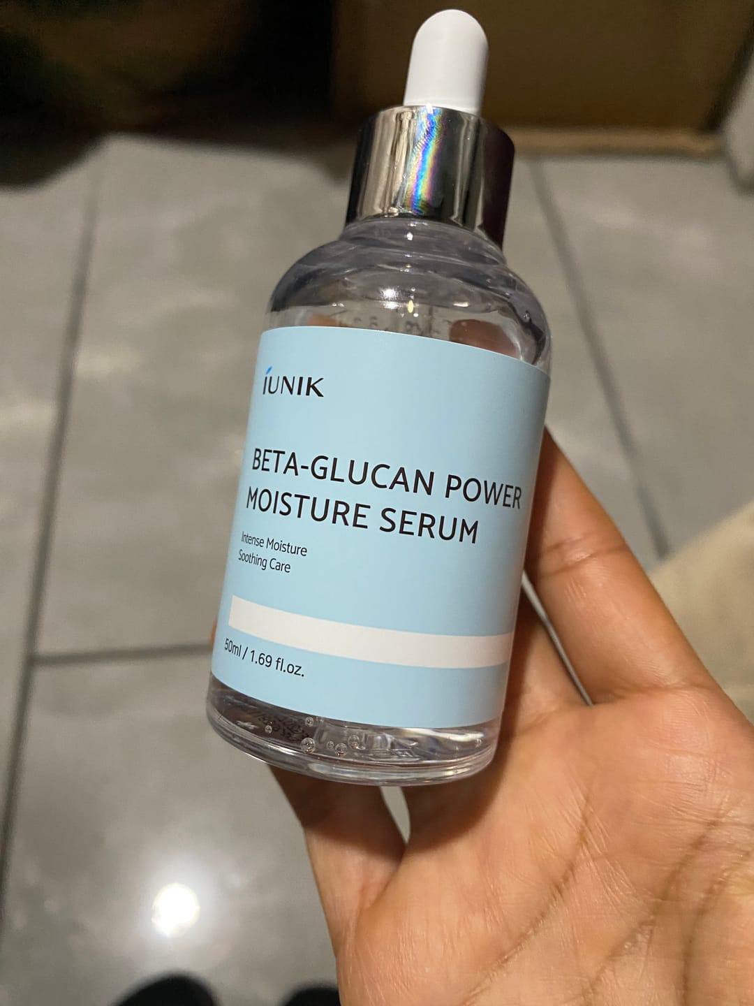 Customer photo review of Beta Glucan Power Moisture Serum