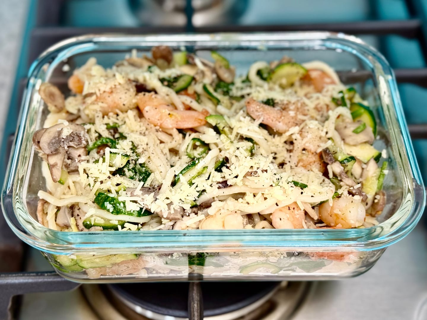 Customer photo review of Qetoe Low Carb Noodles - GLUTEN FREE - 4 PACK (4 x 200g)