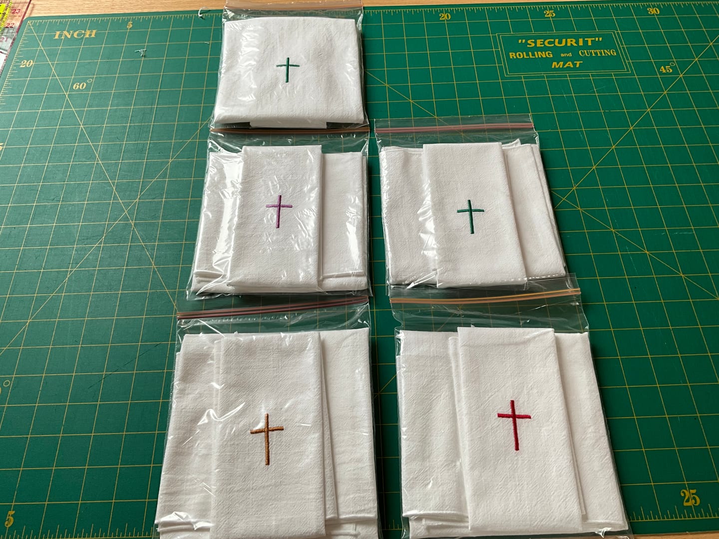 Customer photo review of Linen Feel 100% Cotton Fabric