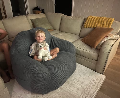 Customer photo review of Luxury Foam Relax Chair