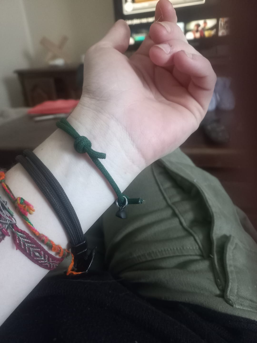 Customer photo review of Bracelet Couple Coeur Divisé
