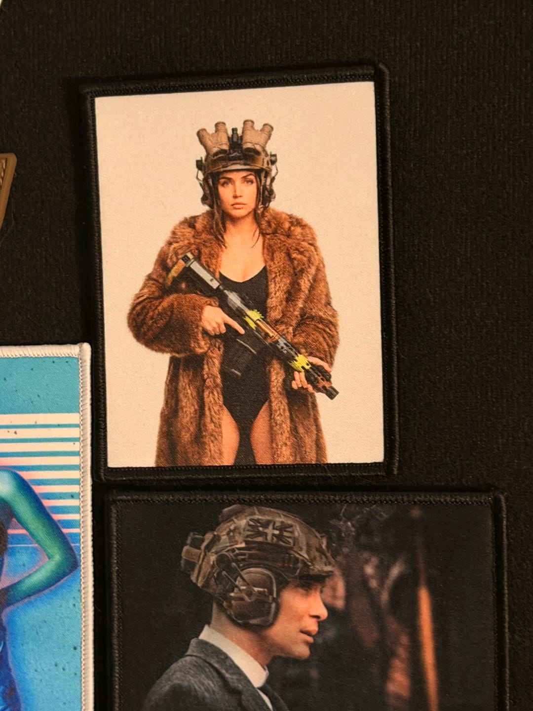 Customer photo review of Ana De Armas Vol. 6 - 4" x 3" Sublimation Velcro Morale Patch