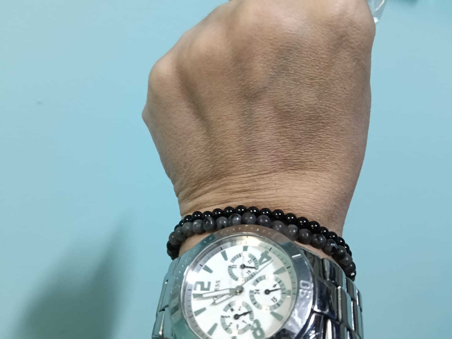 Customer photo review of PREVENTA | Pulsera Turmalina negra | 4mm | Limpieza - Protección