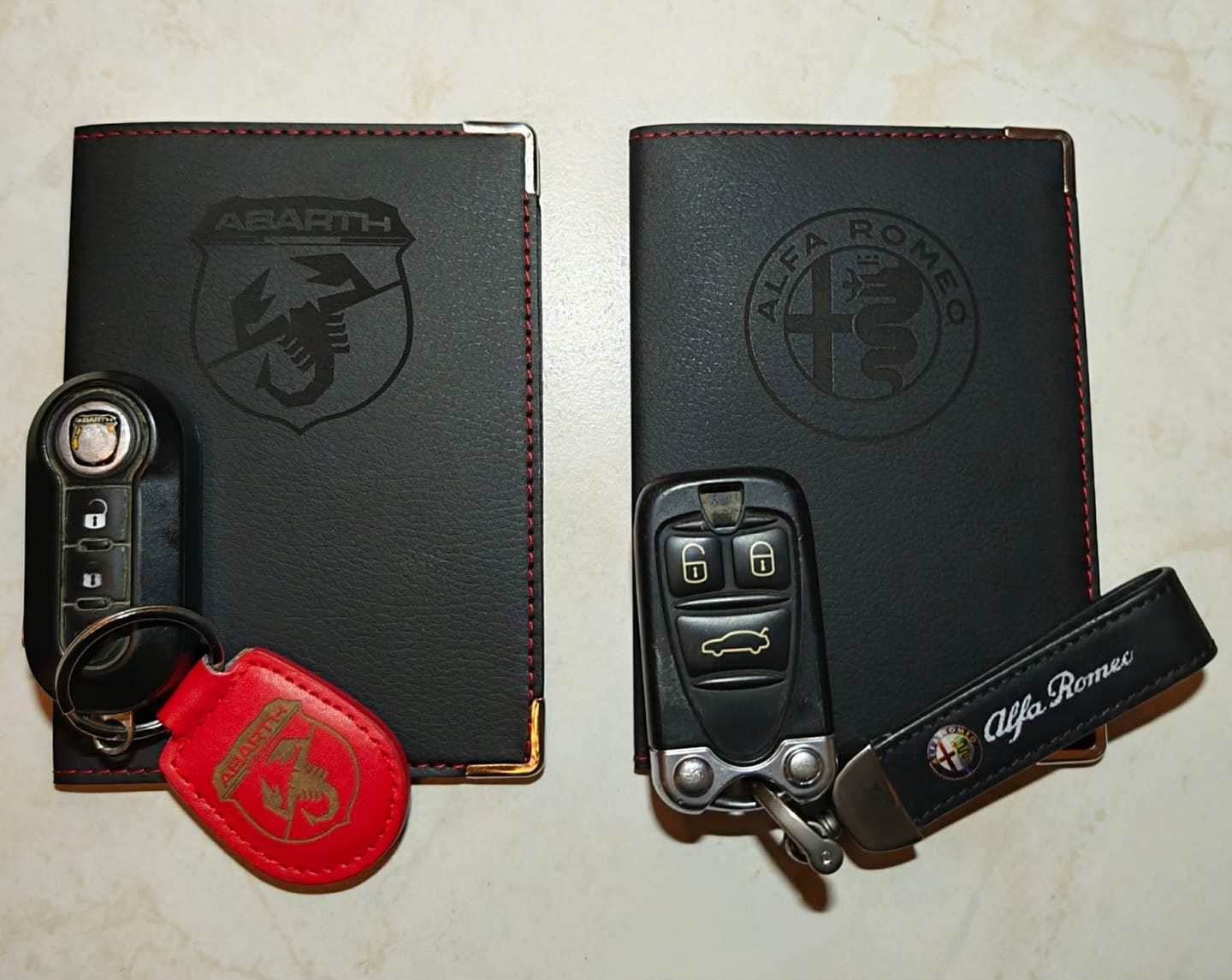 Customer photo review of Porte Carte Grise Alfa Romeo