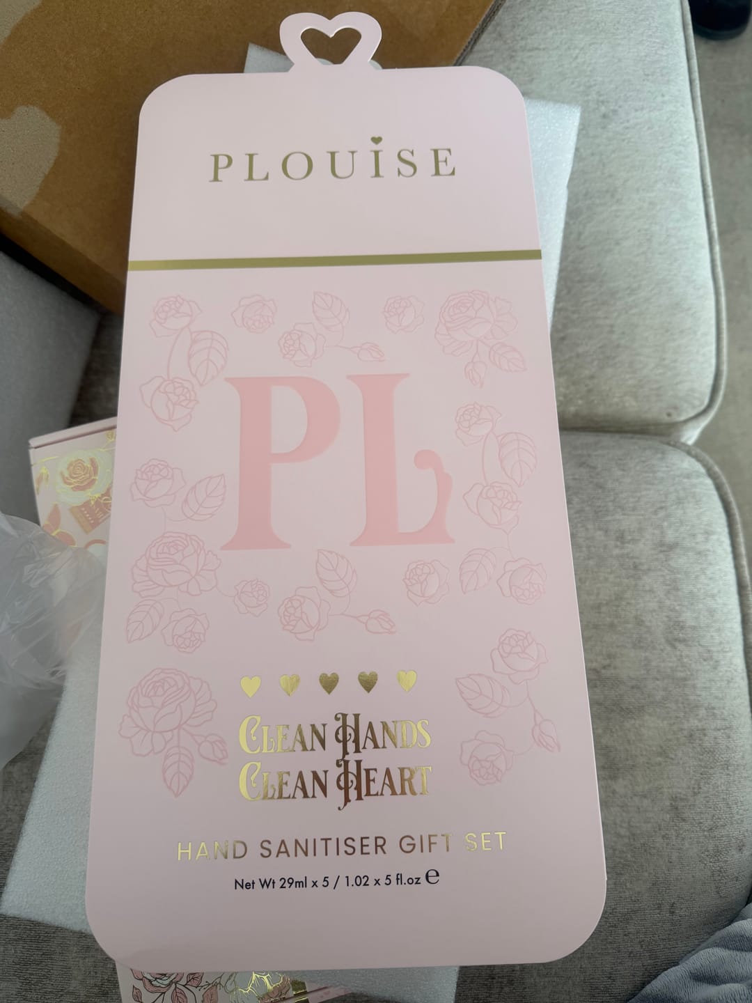 Customer photo review of Hand Cleansing Spray PR Gift Set