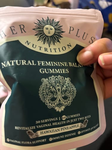 Customer photo review of Feminine Balance Health Monthly Bundle