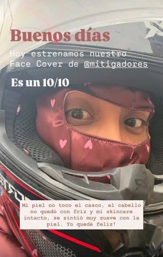 Customer photo review of Face Cover