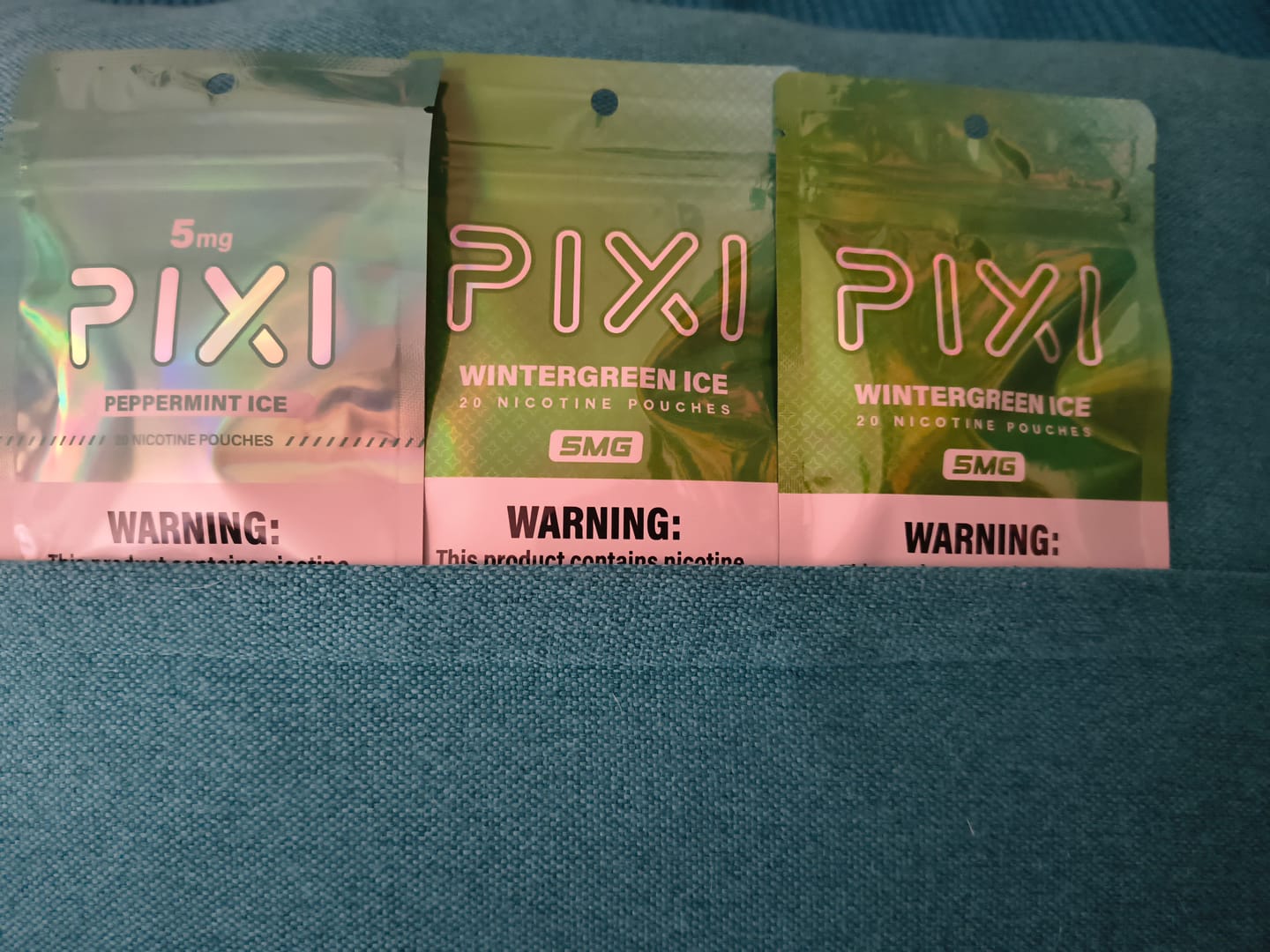 Customer photo review of PIXI Nicotine Pouches