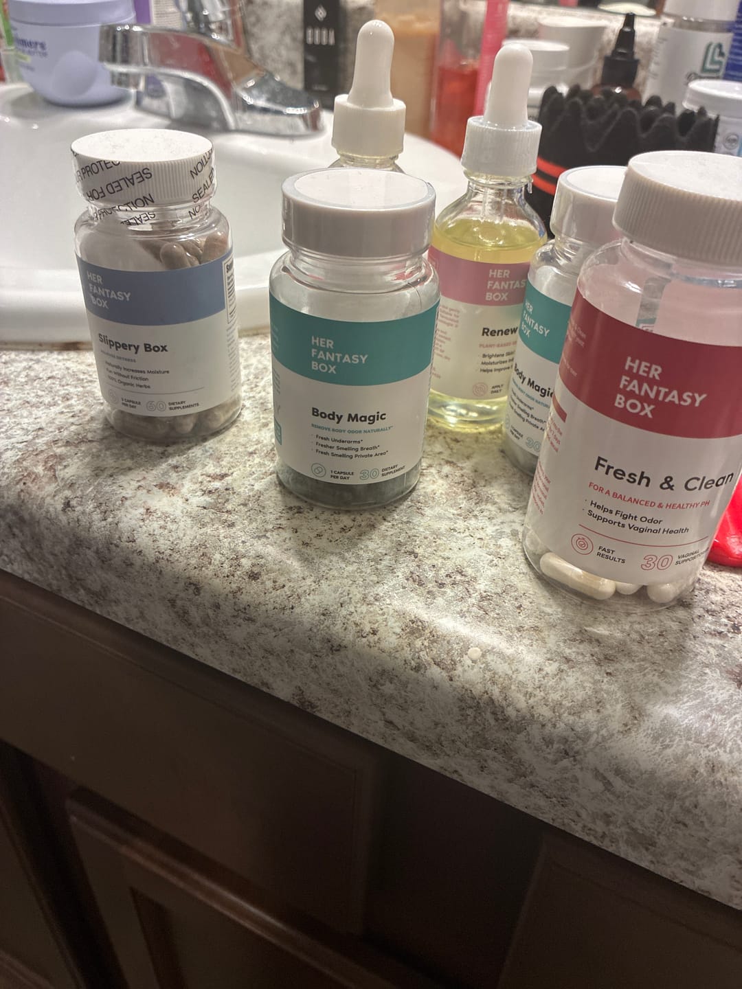 Customer photo review of Body Magic Chlorophyll Pill for Feminine Odor - 3 pk