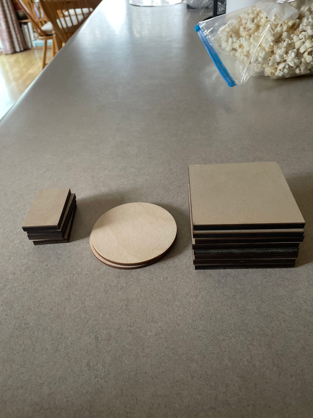 Customer photo review of Unfinished Wood Rectangle Shape - Craft - up to 46" DIY