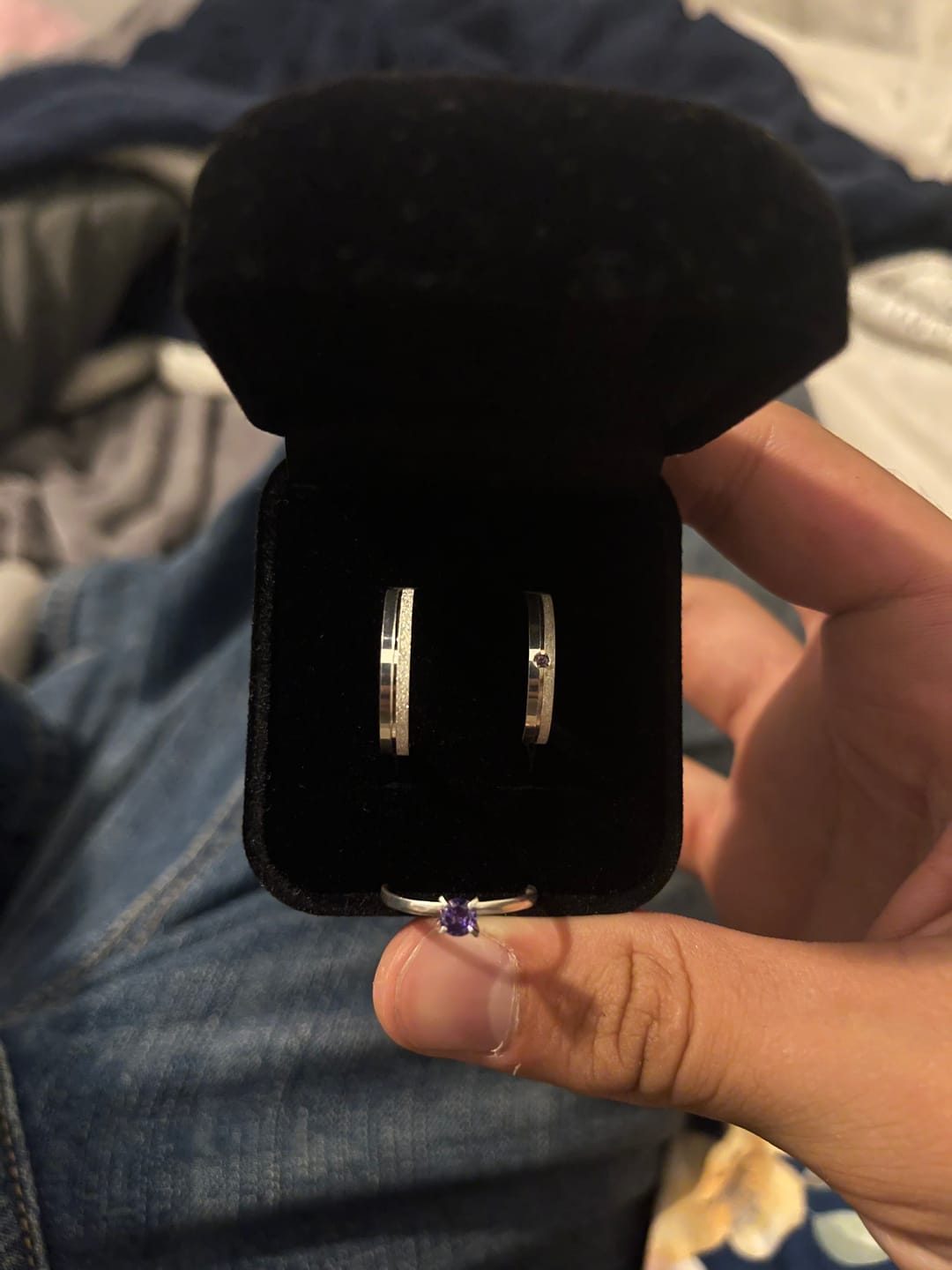 Customer photo review of Par de Alianças em Prata 950 3mm - Búzios