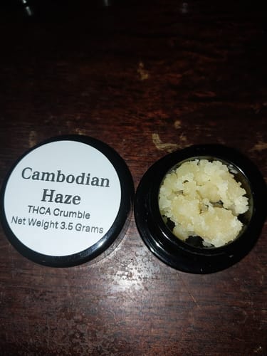 Customer photo review of Cambodian Haze | THCA Crumble