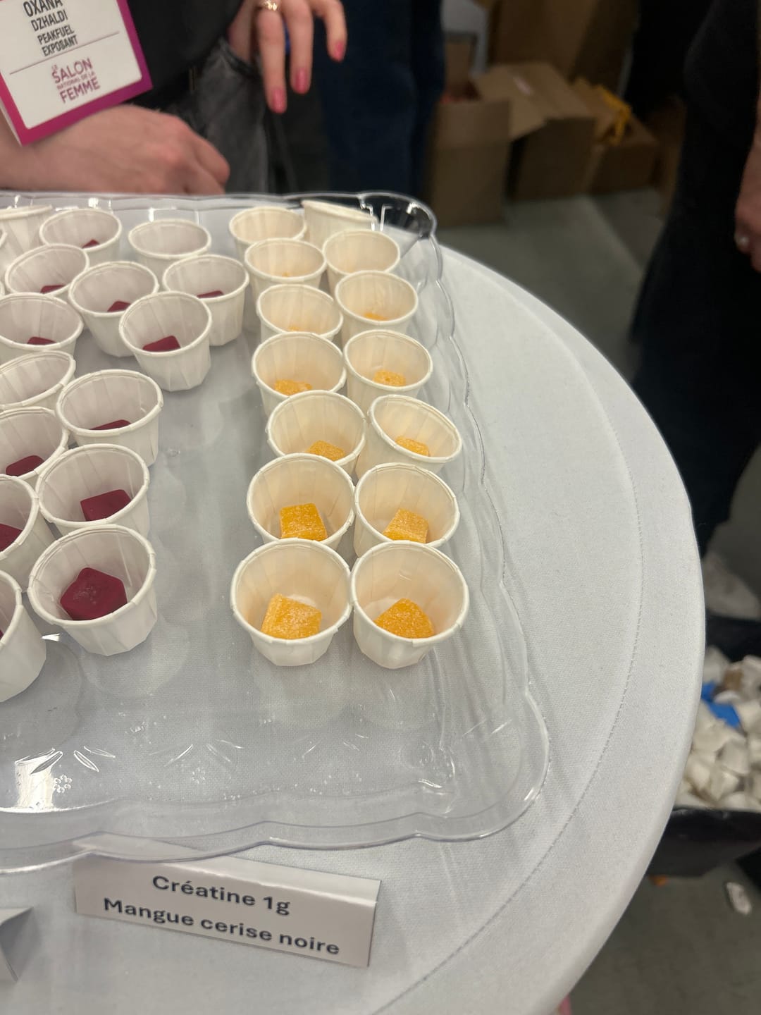 Customer photo review of Gummies à la Créatine - Mangue Cerise Noire