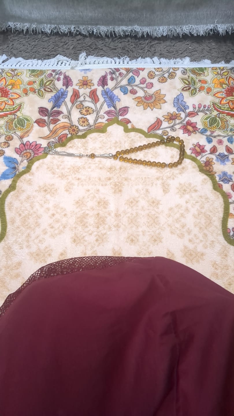 Customer photo review of Barakah Padded Prayer Mat