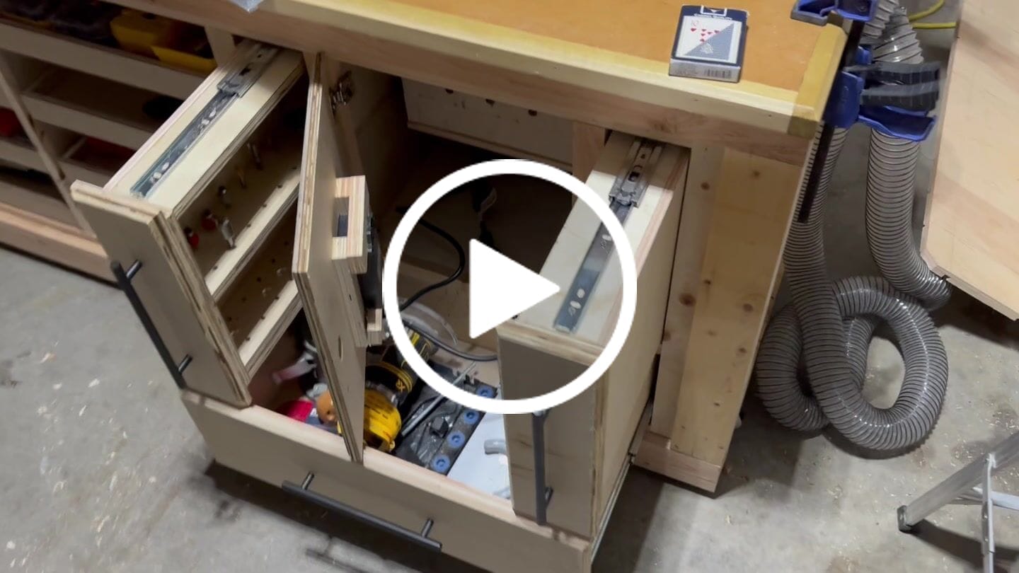 Customer video review of The Versatile Garage Shop Workbench - Digital Download