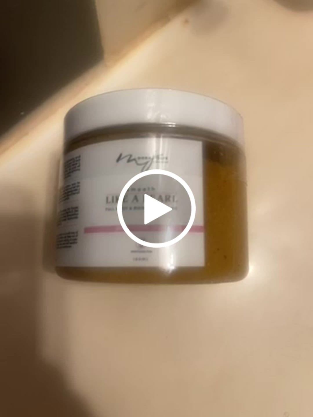 Customer video review of Smooth Like A Pearl - Full Body and Bikini Exfoliating Brightening Scrub (Brown)