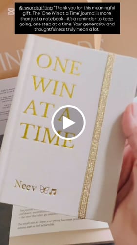 Customer video review of One Win at a Time Notebook | The Power of Small Wins