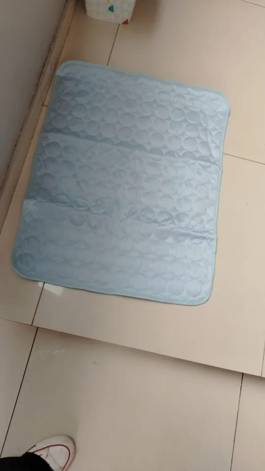 Customer photo review of TruePet Kühlmatte für Hunde & Katzen | Selbstkühlend ohne Strom | XS bis 2XL