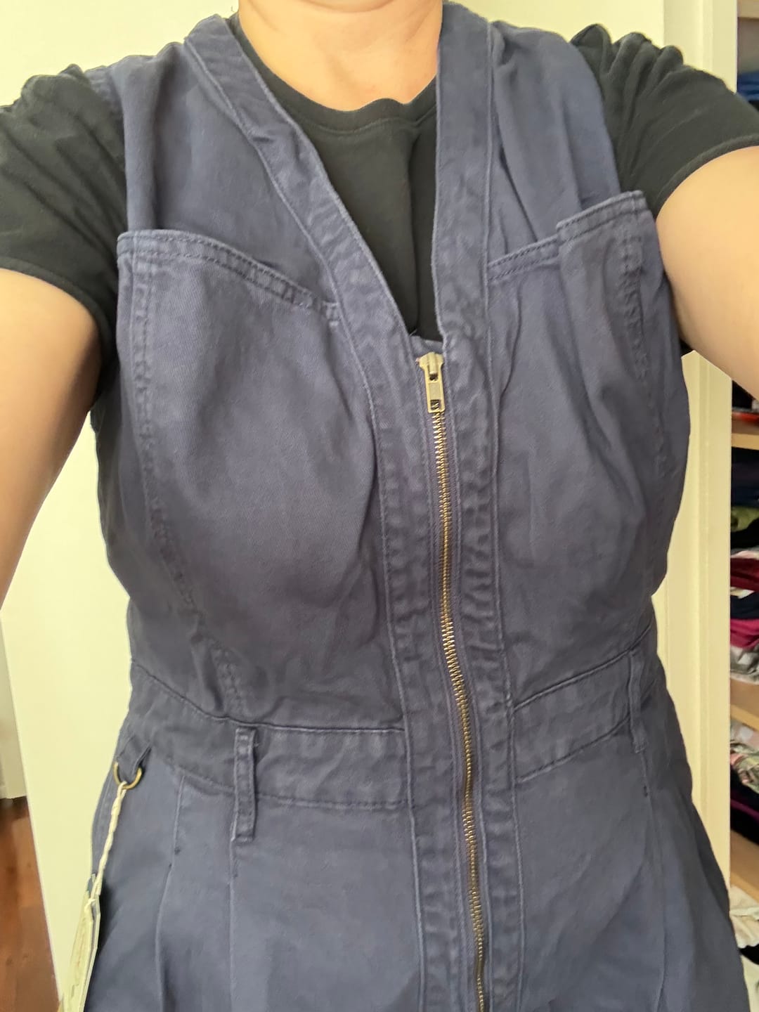 Customer photo review of Cropped Yard Suit - Long - Blue