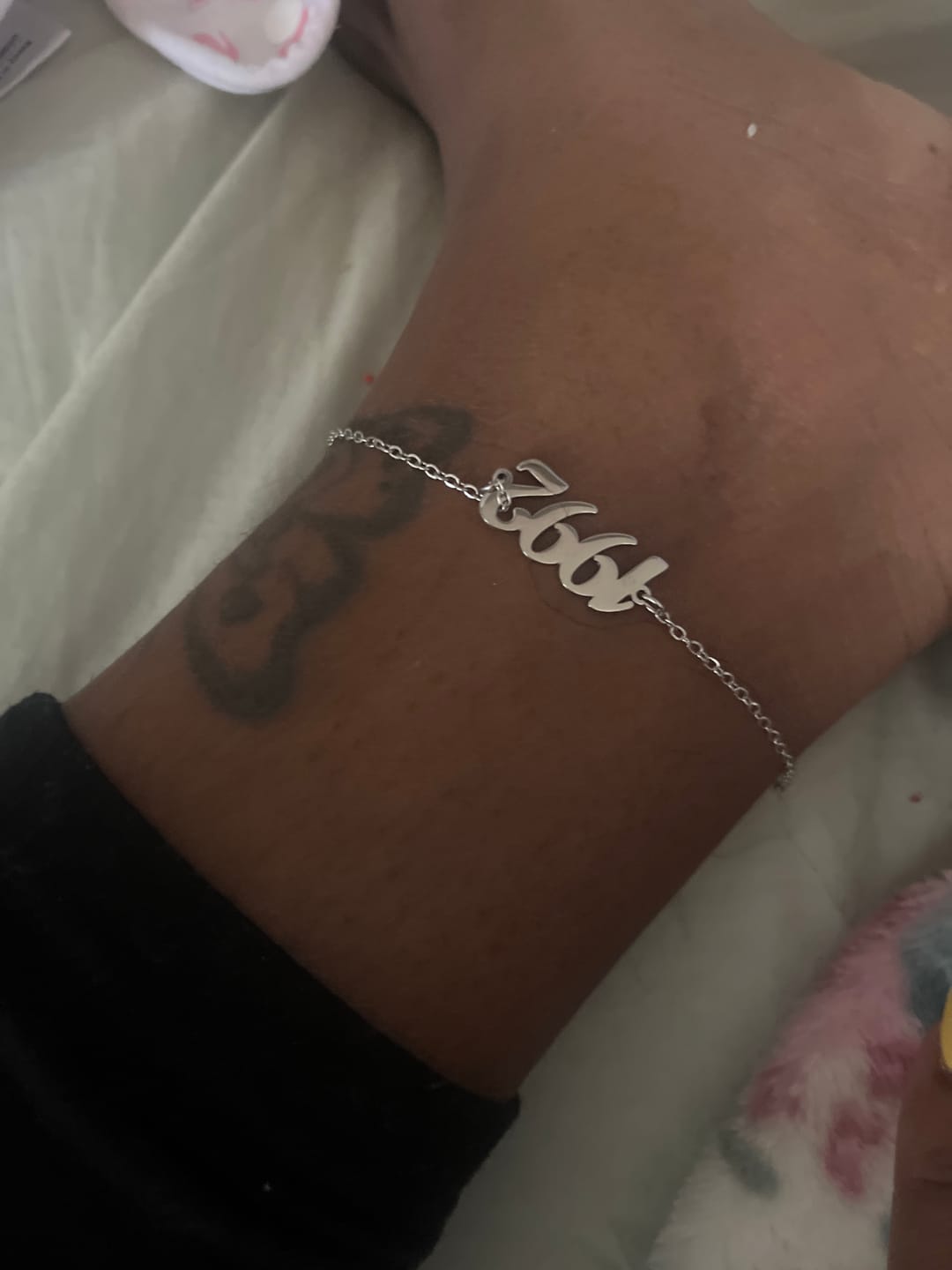 Customer photo review of Year Anklet