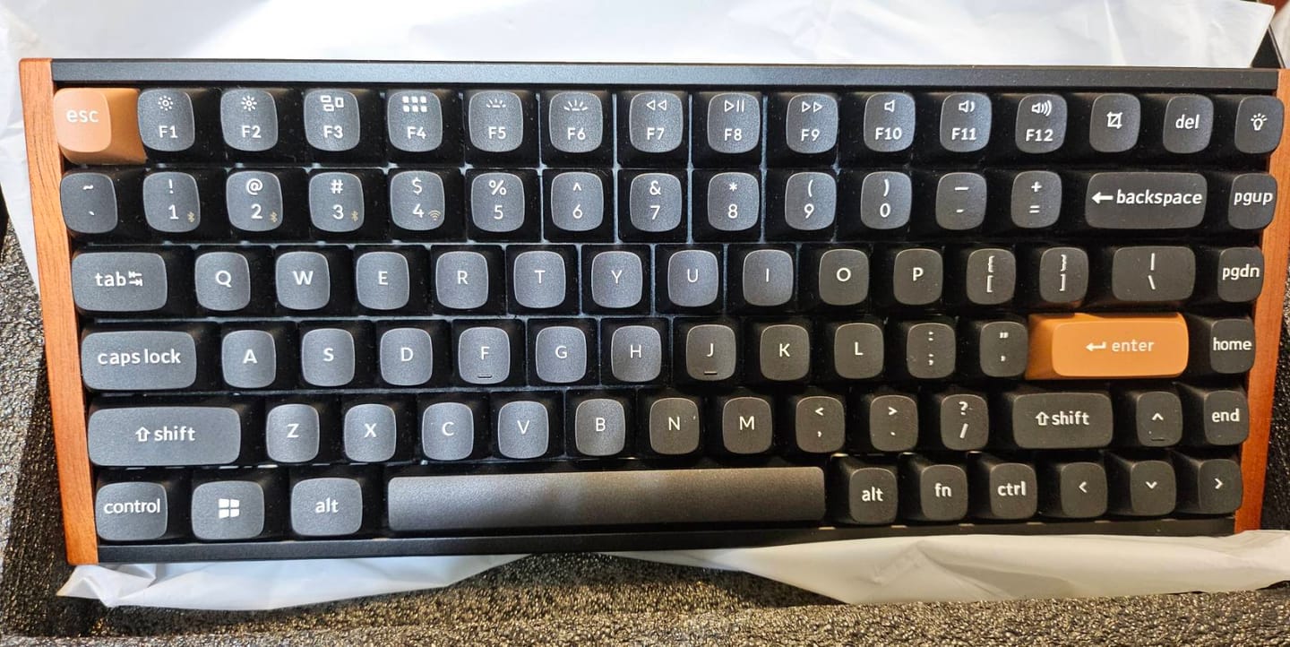 Customer photo review of Keychron K2 HE 無線磁軸鍵盤(英文版本)