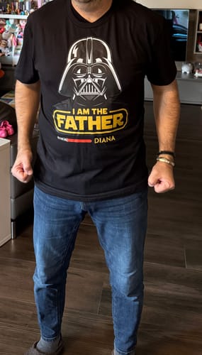Customer photo review of I am the Father - custom made